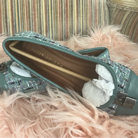 Kurt Geiger Multicolor Tweed Flats - Picture 7 of 10